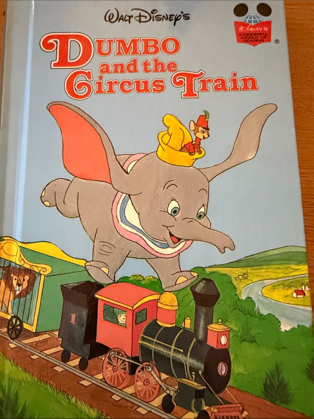Disney Dumbo Storybook - Light Blue, Red, Yellow